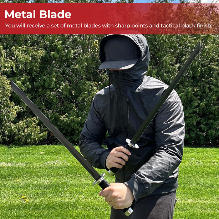 Ninja Assassin Strike Force Twin Swords Set