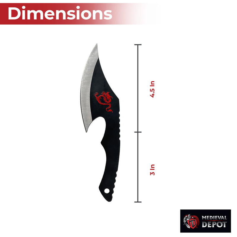 Nightrage Dragon 12-Piece Throwing Knife Set