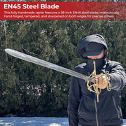 Noble Defender Heavy Duty Basket Hilt Rapier
