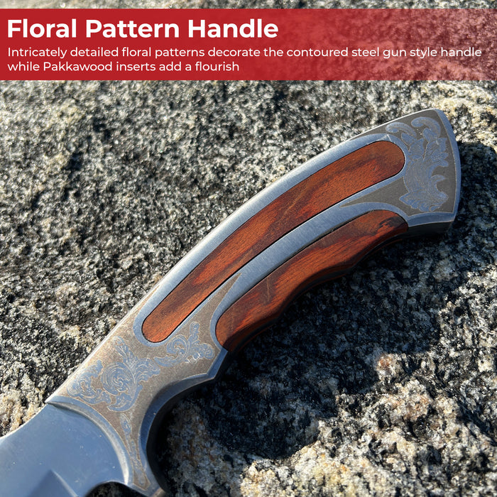 Old West Saloon Hunting Knife