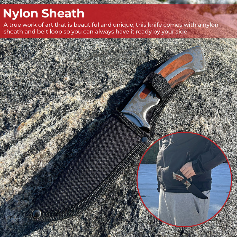 Old West Saloon Hunting Knife