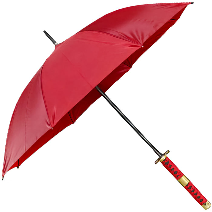 One piece Zoro Sandai Kitetsu Katana Handle Umbrella Red