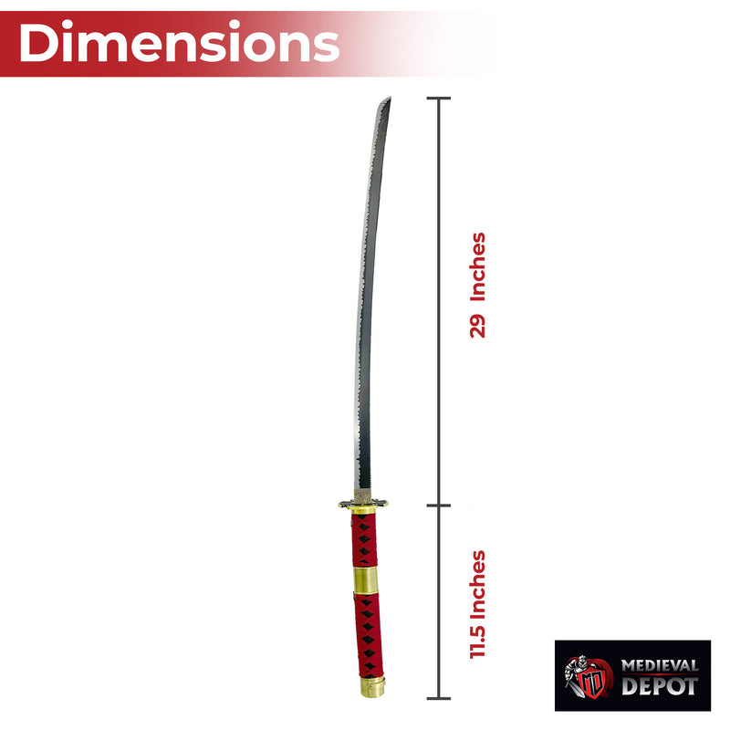 One piece Zoro Sandai Kitetsu Katana Sword