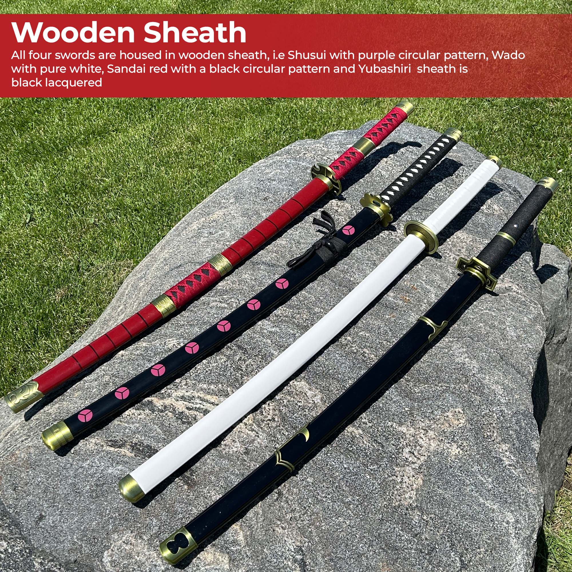 One Piece Zoro Ultimate Four Sword Katana Set — Medieval Depot