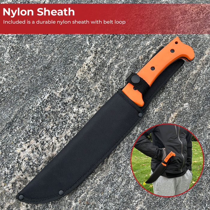 Outdoor Sawback Land Master Hunting Knife