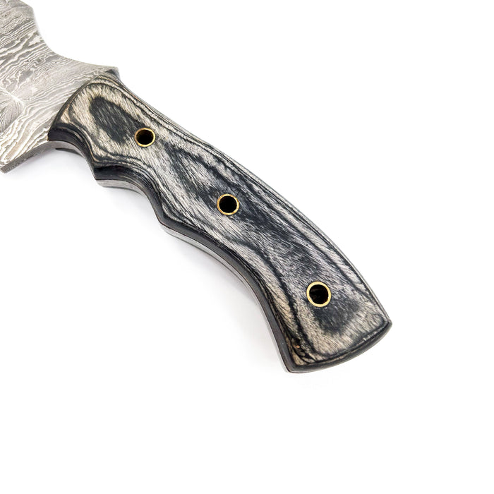 Ozark Full Tang Hand Forged Damascus Steel Tracker Knife