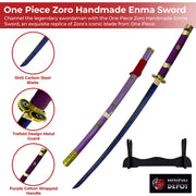 One Piece Zoro Handmade Enma Sword