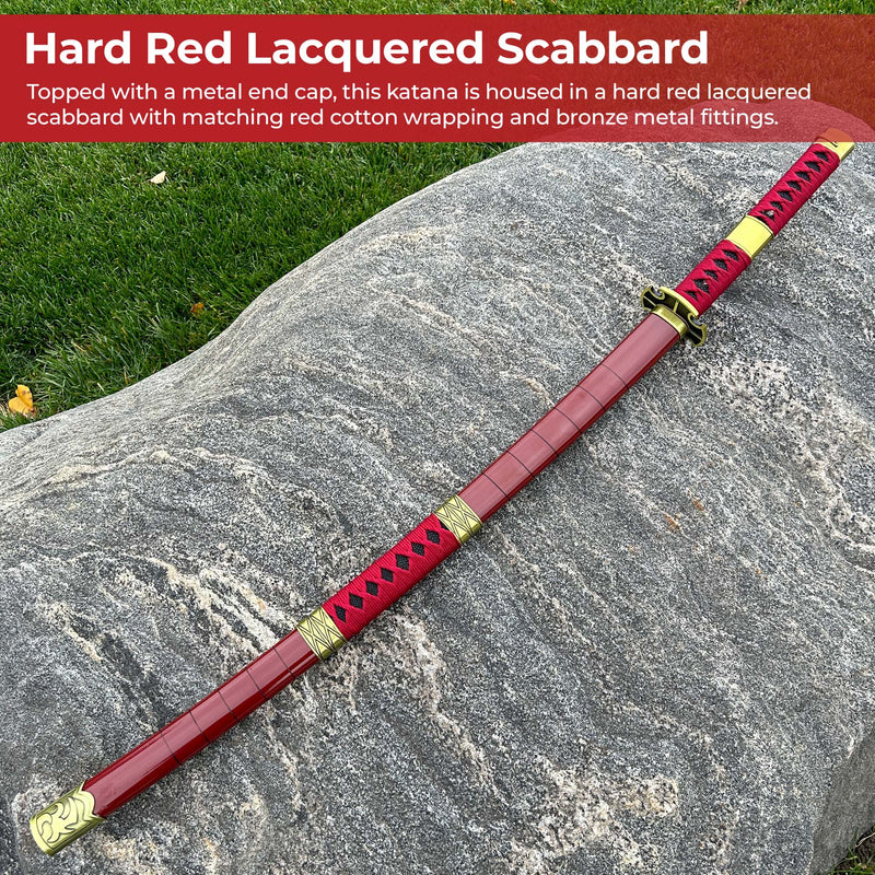 One Piece Zoro Sandai Kitetsu Handmade Katana
