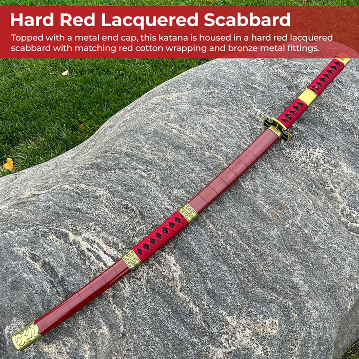One Piece Zoro Sandai Kitetsu Handmade Katana