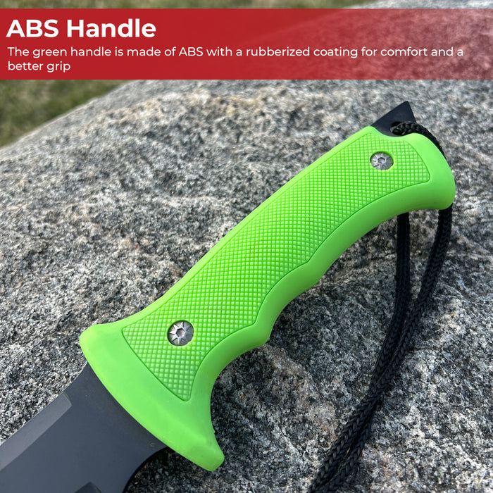 Panic Attack Saw Back Hunting Knife