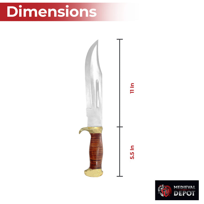 Persian Blood Hunting Bowie Knife