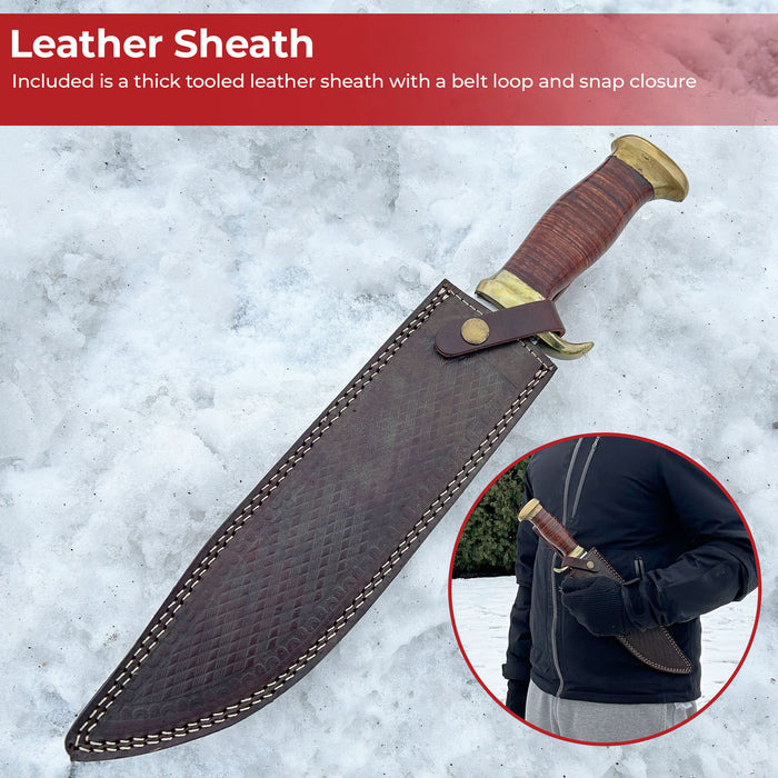 Persian Blood Hunting Bowie Knife