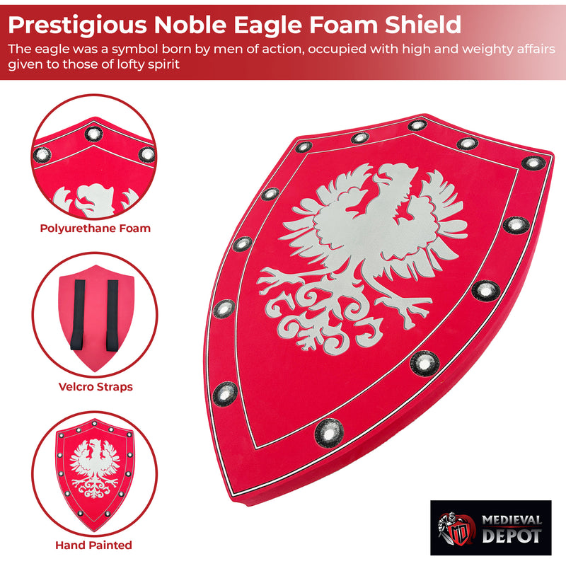 Prestigious Noble Eagle Medieval Foam Shield