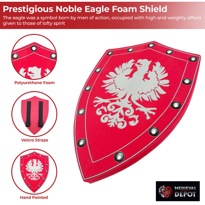 Prestigious Noble Eagle Medieval Foam Shield