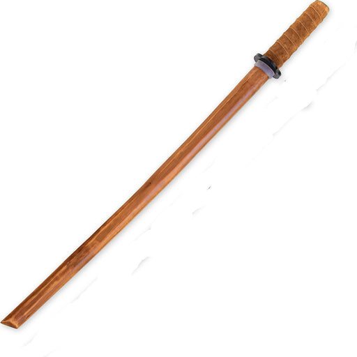 Premium Indian Rosewood Bokken with Genuine Leather Wrapped Handle