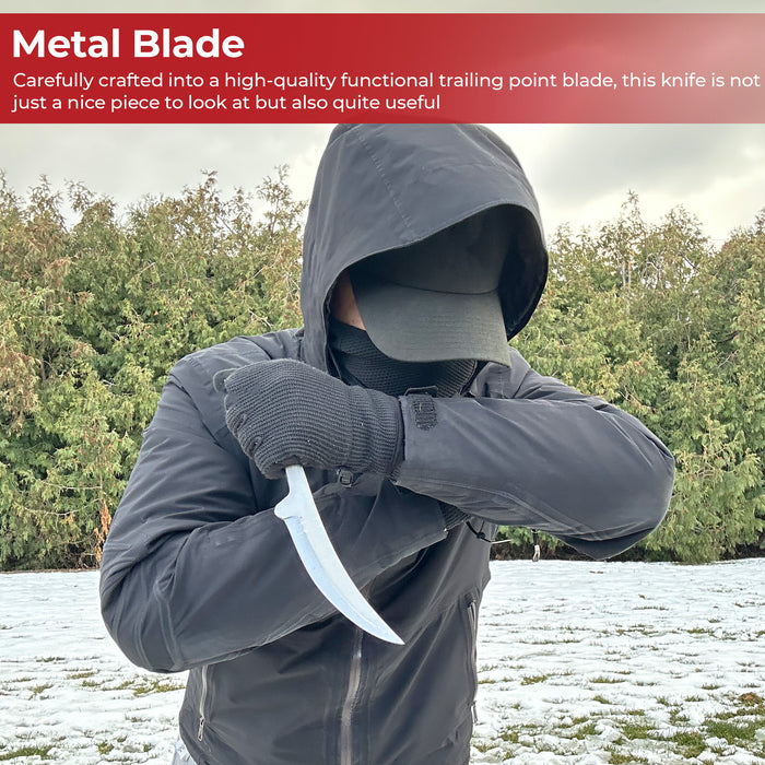 Railroad Ruffian Functional Trailing Point Railroad Spike Knife