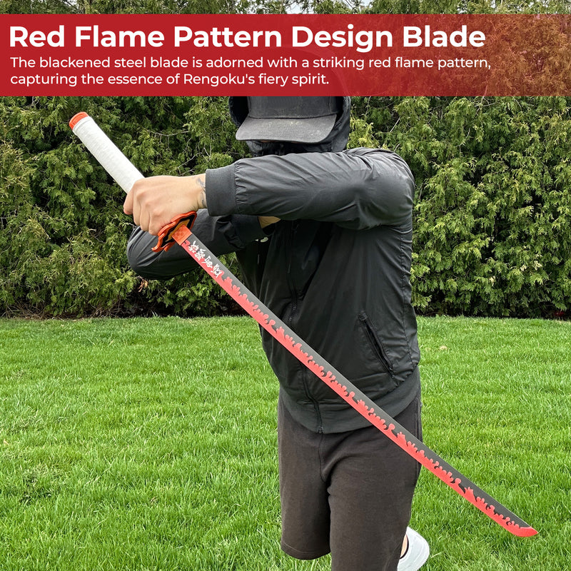 Kyojuro Rengoku Demon Slayer Replica Flame Hashira Nichirin Katana Sword