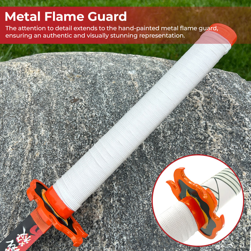 Kyojuro Rengoku Demon Slayer Replica Flame Hashira Nichirin Katana Sword