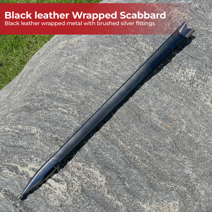 Replica Glamdring Gandalf Sword with Black Scabbard