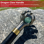 Restrained Corruption Dragon Demon Claw Sword Cane