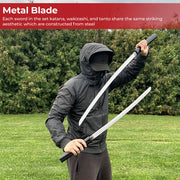 Rise of the Water Dragon 3-Sword Katana Set 