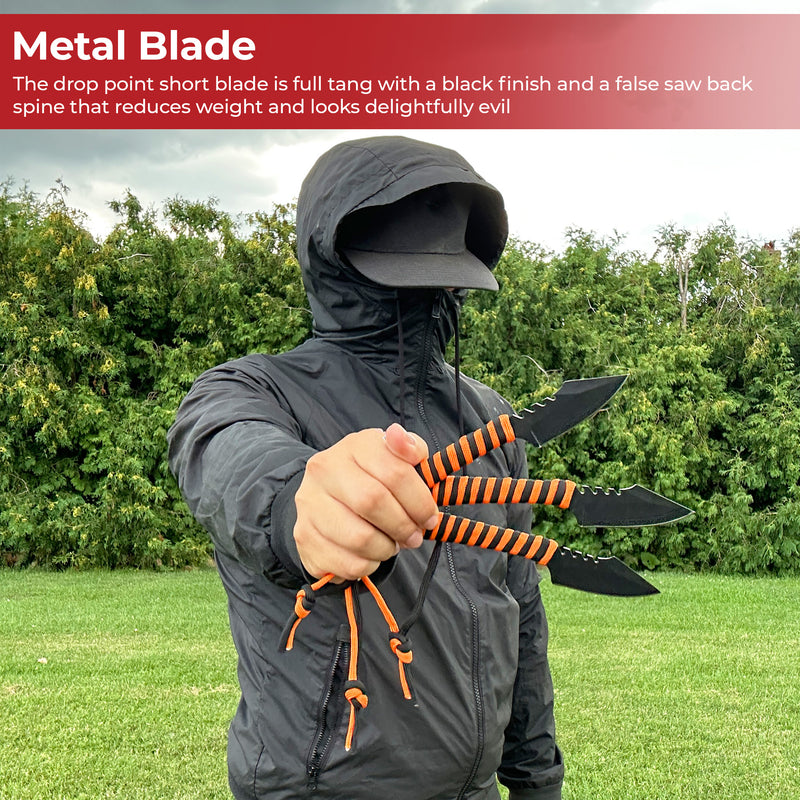 Tiger Stripe Throwing knife set