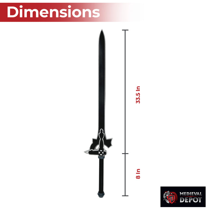 SAO Kiritos Elucidator Anime Foam Sword