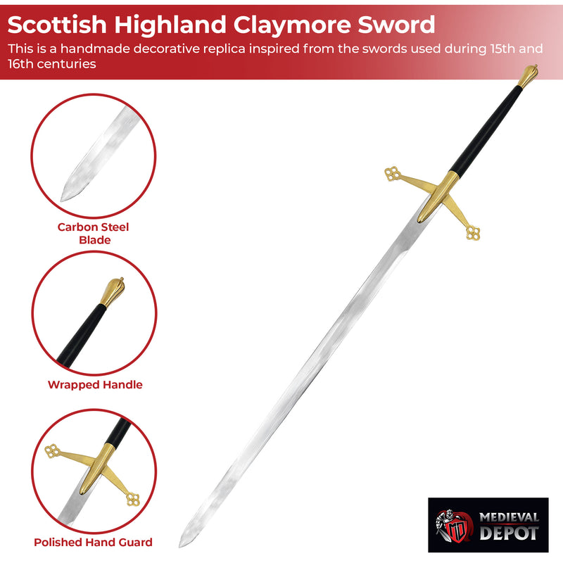 Scottish Highland Claymore Sword