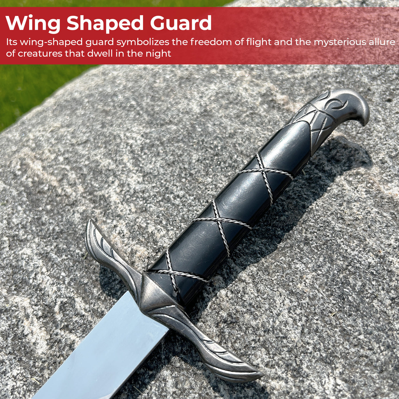 Shadow Wing Midnight Avenger Dagger — Medieval Depot