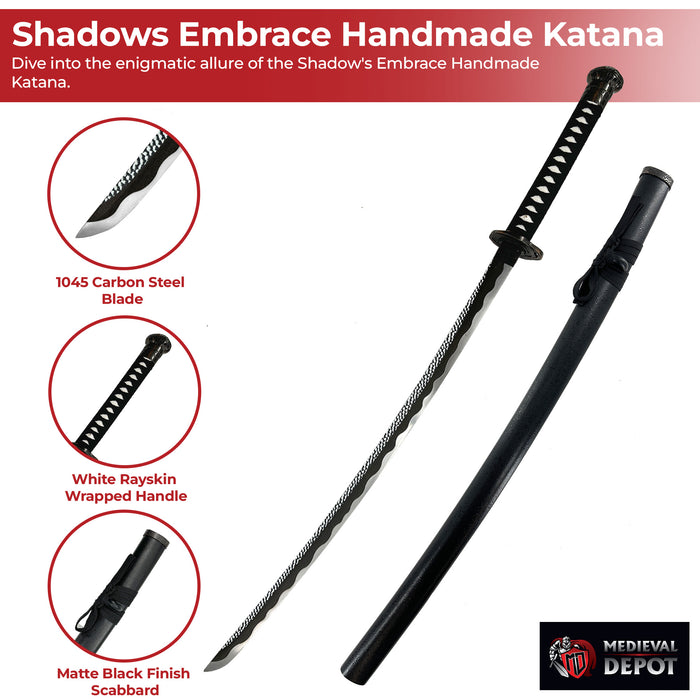 Shadows Embrace Handmade Katana