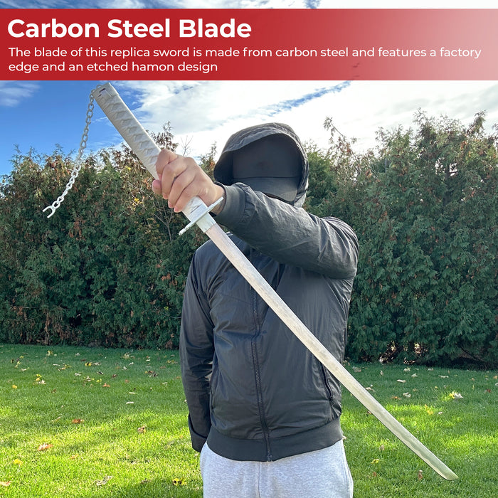 Slaying Moon Inner Demon Carbon Steel Decorative Katana