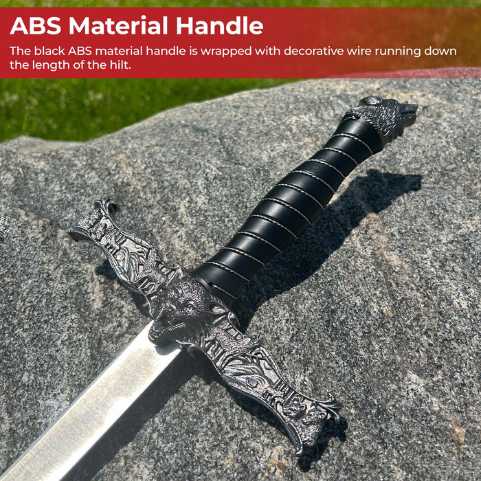 Spirit of the Alpha Wolf Medieval Sword
