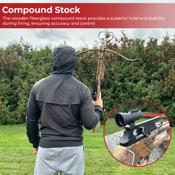 Stealth Striker Hunting Pre Strung Autumn Camo 150LBS Crossbow