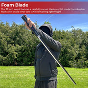 Sasuke Dark Grass Cutter Ninja Sword – Foam Blade With Sheath