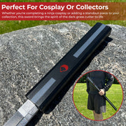 Sasuke Dark Grass Cutter Ninja Sword – Foam Blade With Sheath