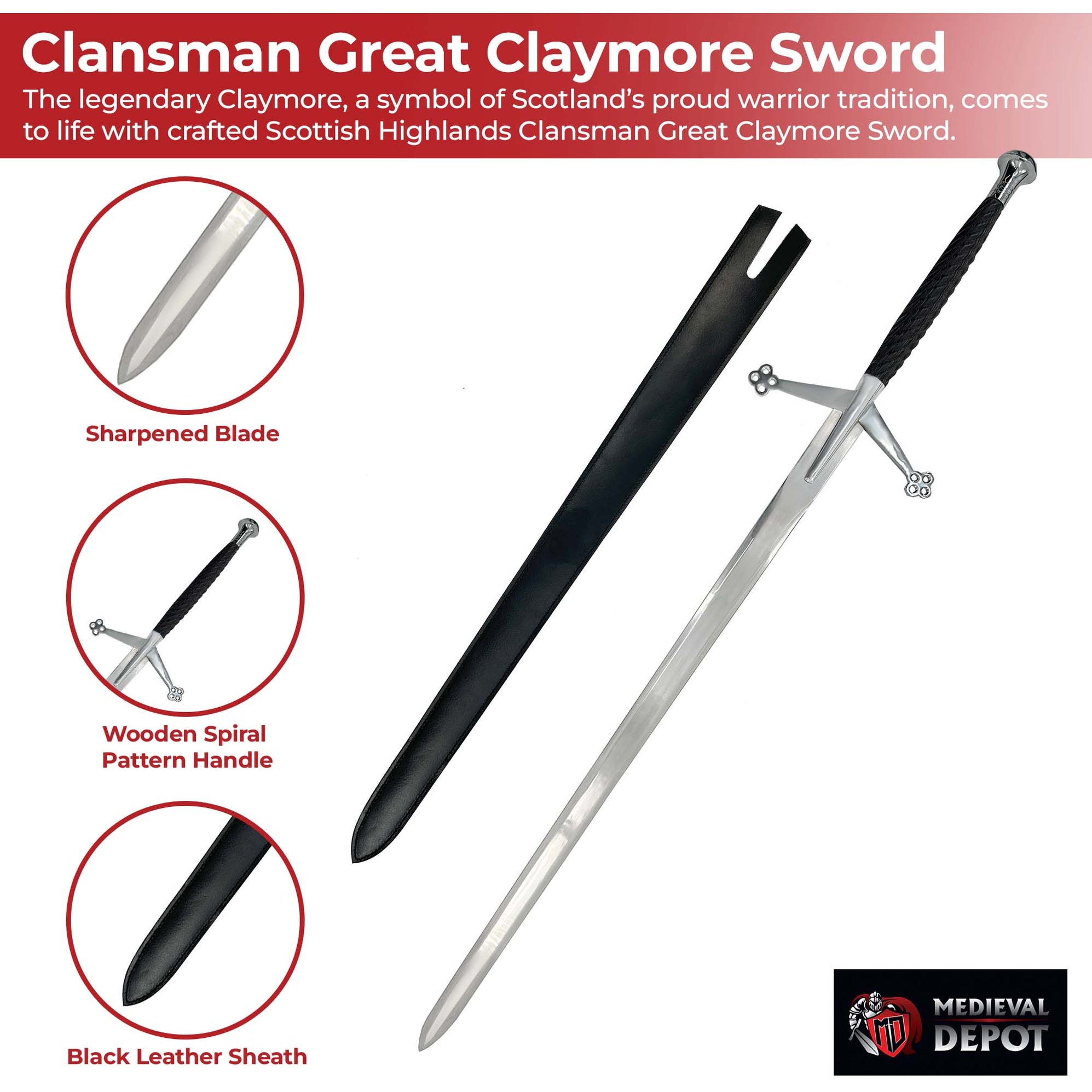 swordman（他の方の購入お断り） Dunvegan Scottish Claymore Great Sword