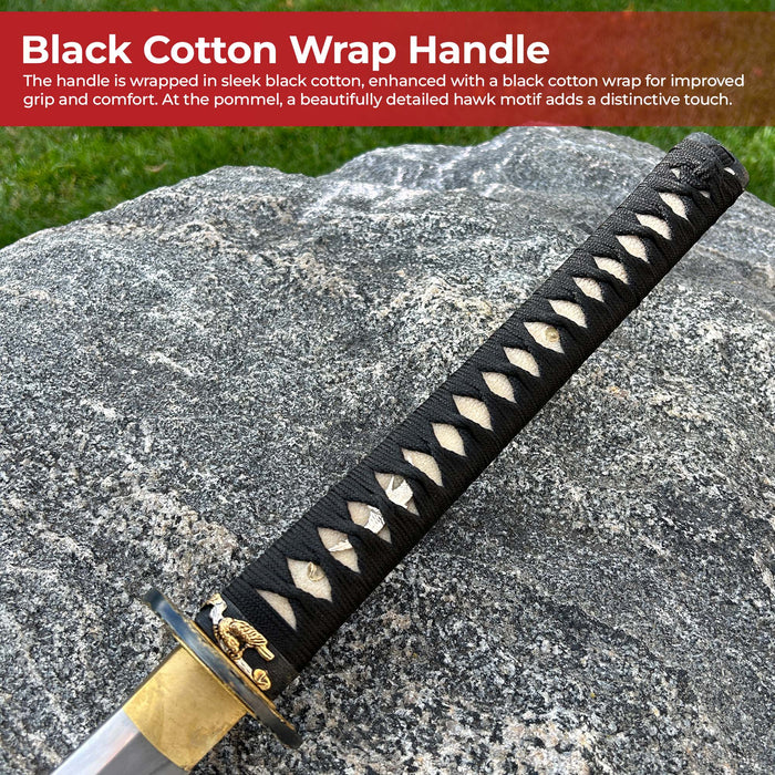 Shadow of the Sea Hawk 1060 Damascus Steel Handmade Katana