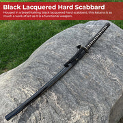 Shadow of the Sea Hawk 1060 Damascus Steel Handmade Katana
