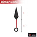 Shinobi Three Piece Metal Kunai Set