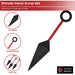 Shinobi Three Piece Metal Kunai Set