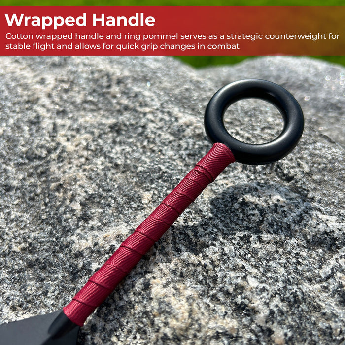 Shinobi Three Piece Metal Kunai Set