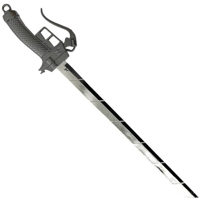 Spring Action Popup Mini Katana Keychain AOT 3D Maneuver Blade Edition