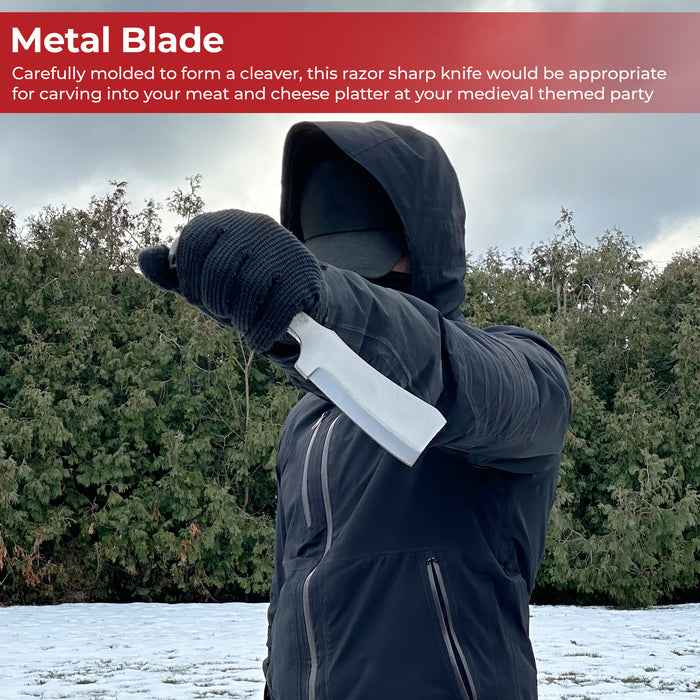 The Butcher Locomotive Railroad Spike Cleaver Knife