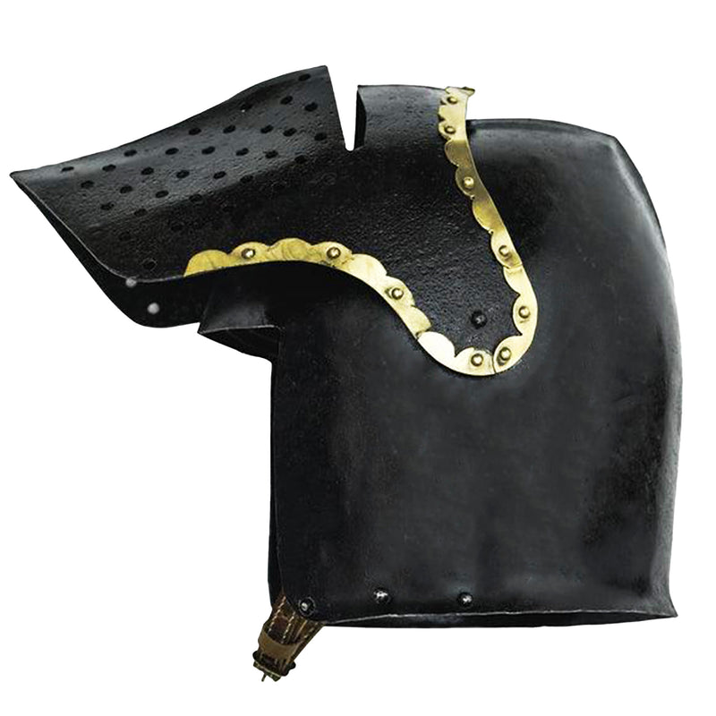 The Cursed Black Knight Functional Medieval Helmet Armor