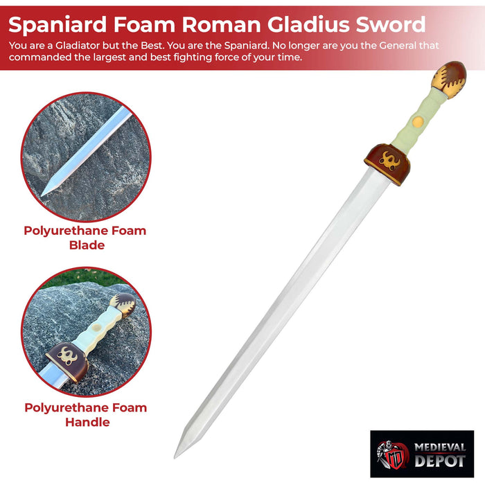 The Spaniard LARP Foam Roman Gladius Sword