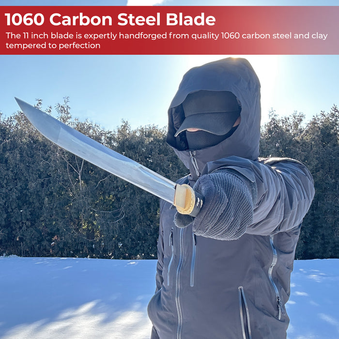 Timeless Elegance Traditional Japanese Tanto in Red