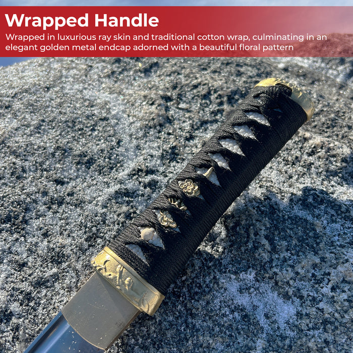 Timeless Elegance Traditional Japanese Tanto in Red