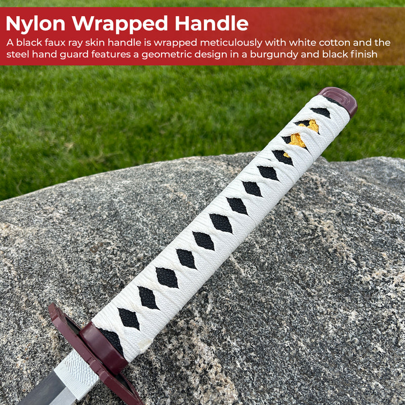 Giyu Tomioka Collectible Demon Slayer Replica Hashira Blue Nichirin Katana Sword