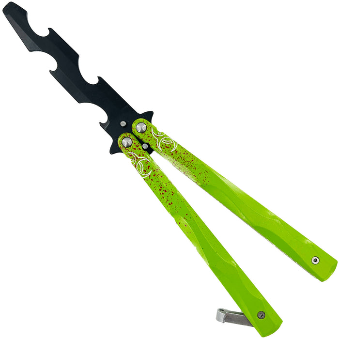 Training Butterfly knife Beverage Opener Multi Tool
