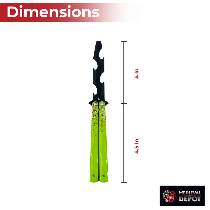 Training Butterfly knife Beverage Opener Multi Tool